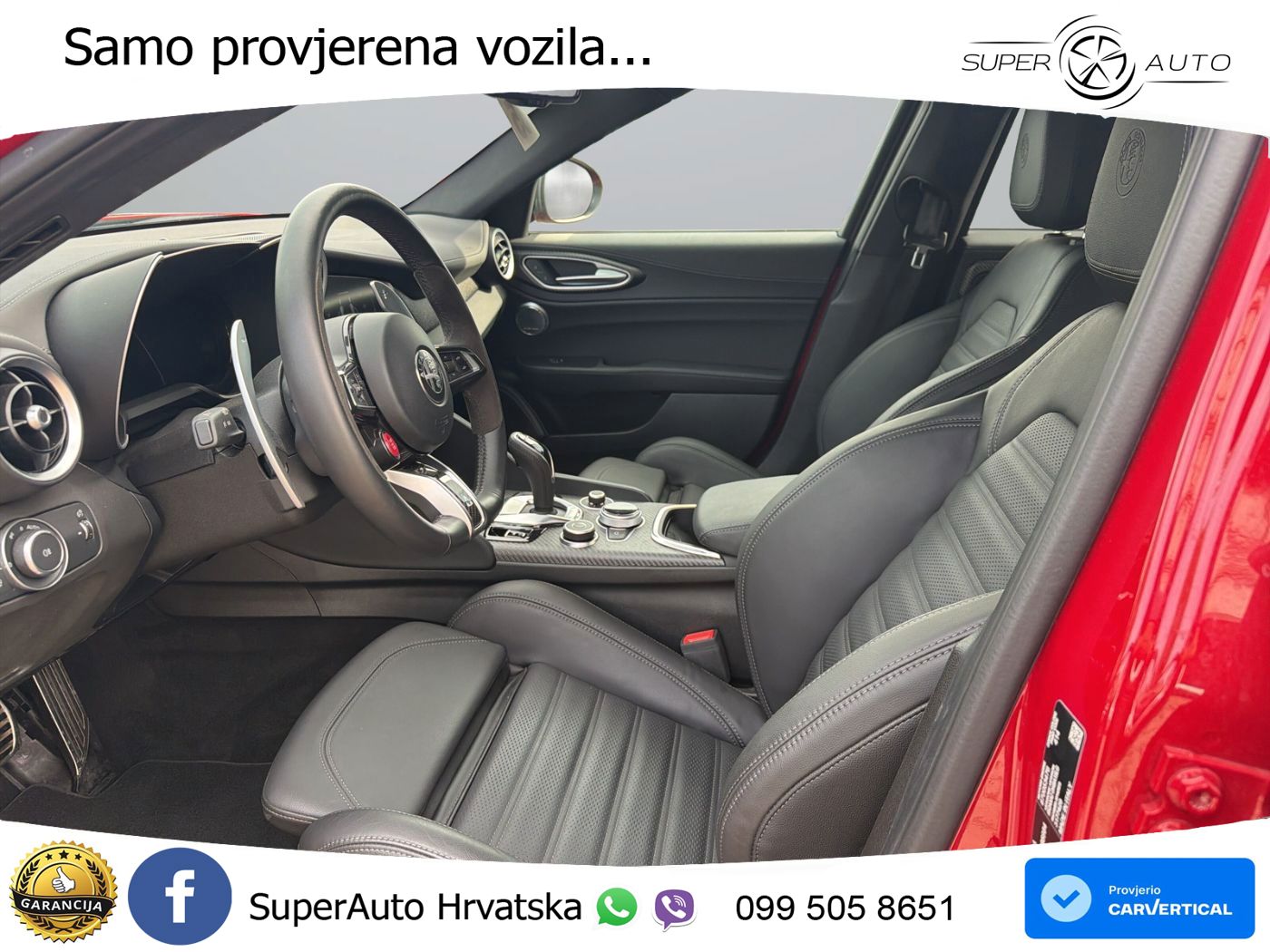 Alfa Romeo Giulia Quadrifoglio 2.9 V6 Bi-Turbo (520 KS) Automatic LED+GR SJED+ACC