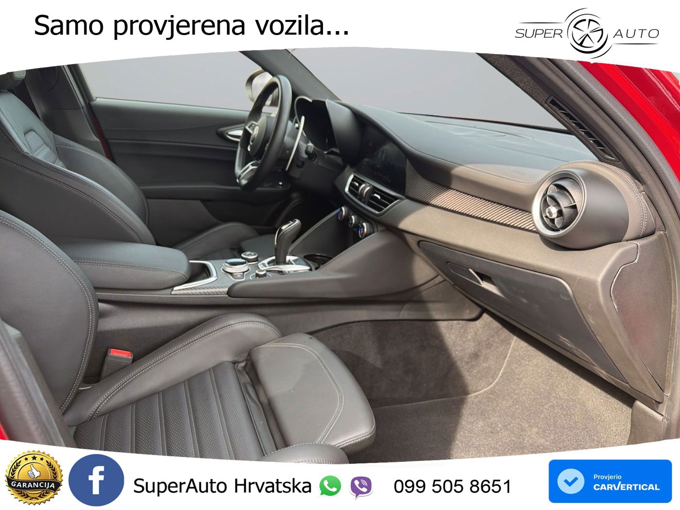 Alfa Romeo Giulia Quadrifoglio 2.9 V6 Bi-Turbo (520 KS) Automatic LED+GR SJED+ACC
