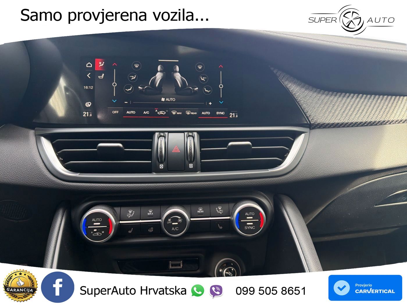 Alfa Romeo Giulia Quadrifoglio 2.9 V6 Bi-Turbo (520 KS) Automatic LED+GR SJED+ACC