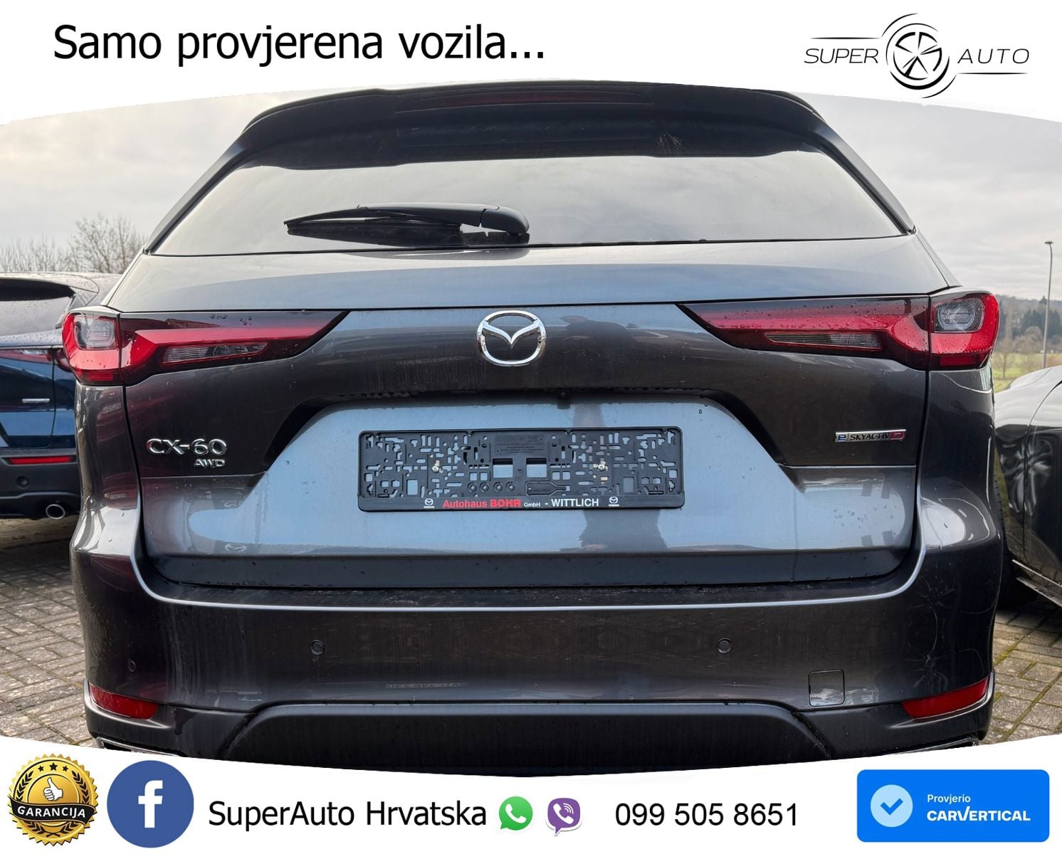Mazda CX-60 3.3 e-Skyactiv D (254 KS) AWD Automatic LED+GR SJED+ACC