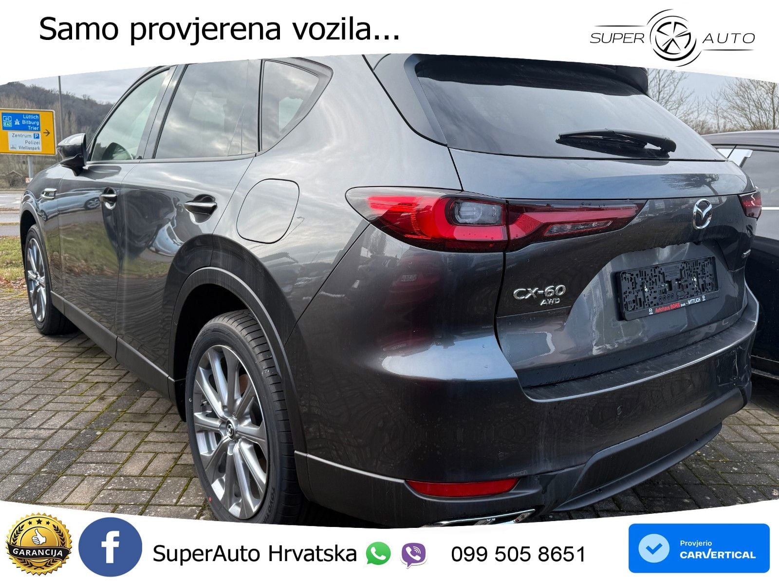 Mazda CX-60 3.3 e-Skyactiv D (254 KS) AWD Automatic LED+GR SJED+ACC