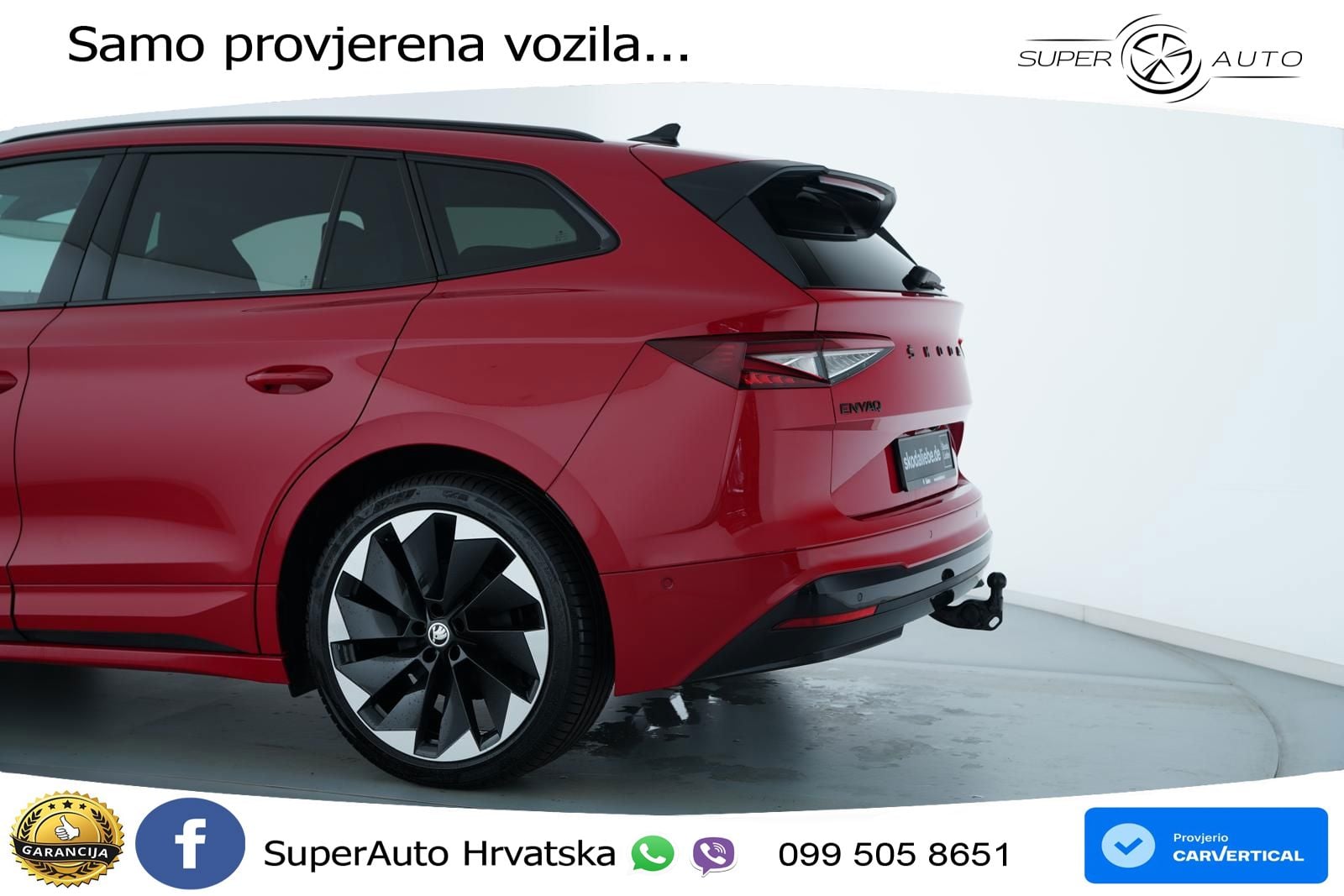 Škoda Enyaq iV 80 82 kWh (204 KS) SportLine LED+GR SJED+ACC