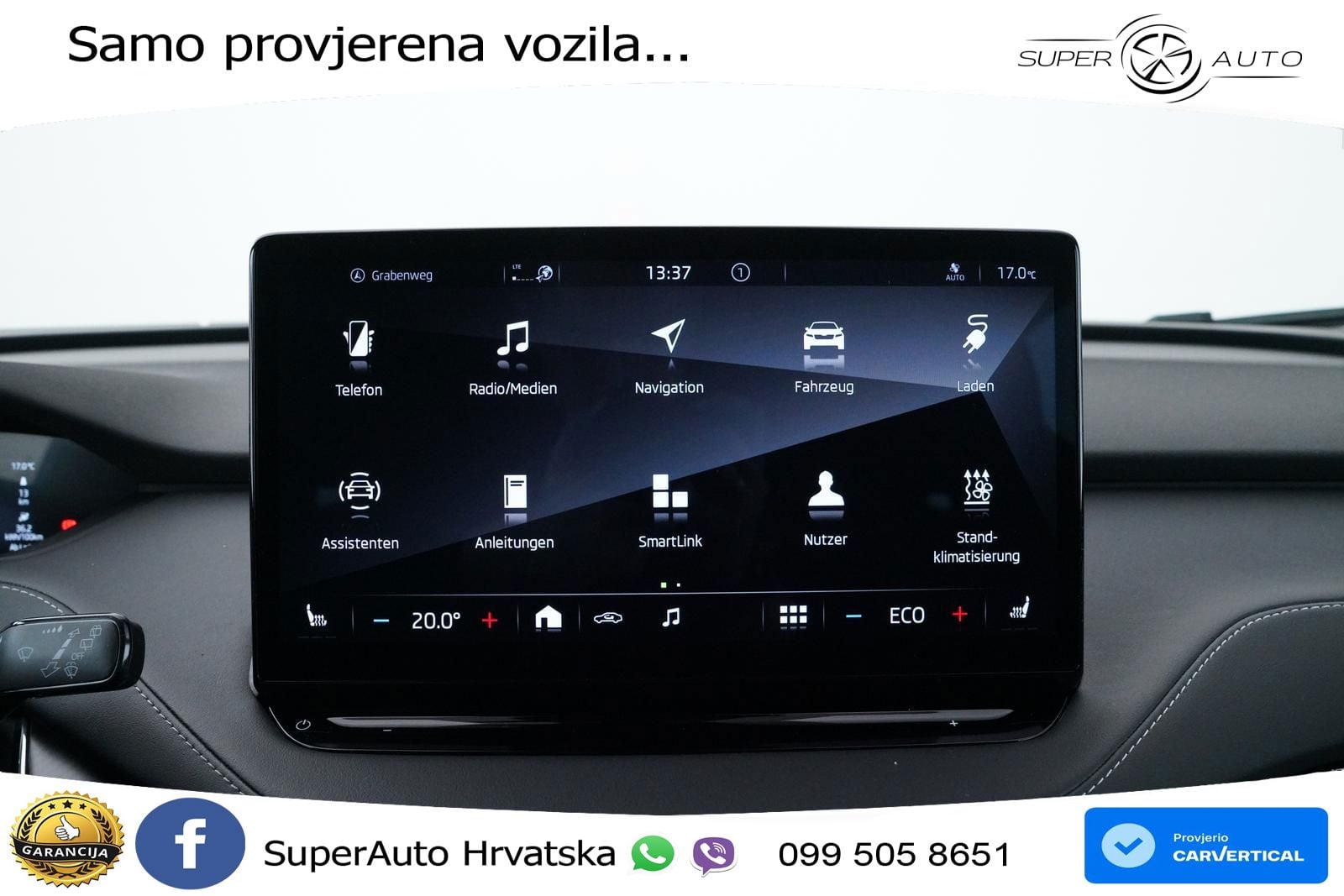 Škoda Enyaq iV 80 82 kWh (204 KS) SportLine LED+GR SJED+ACC