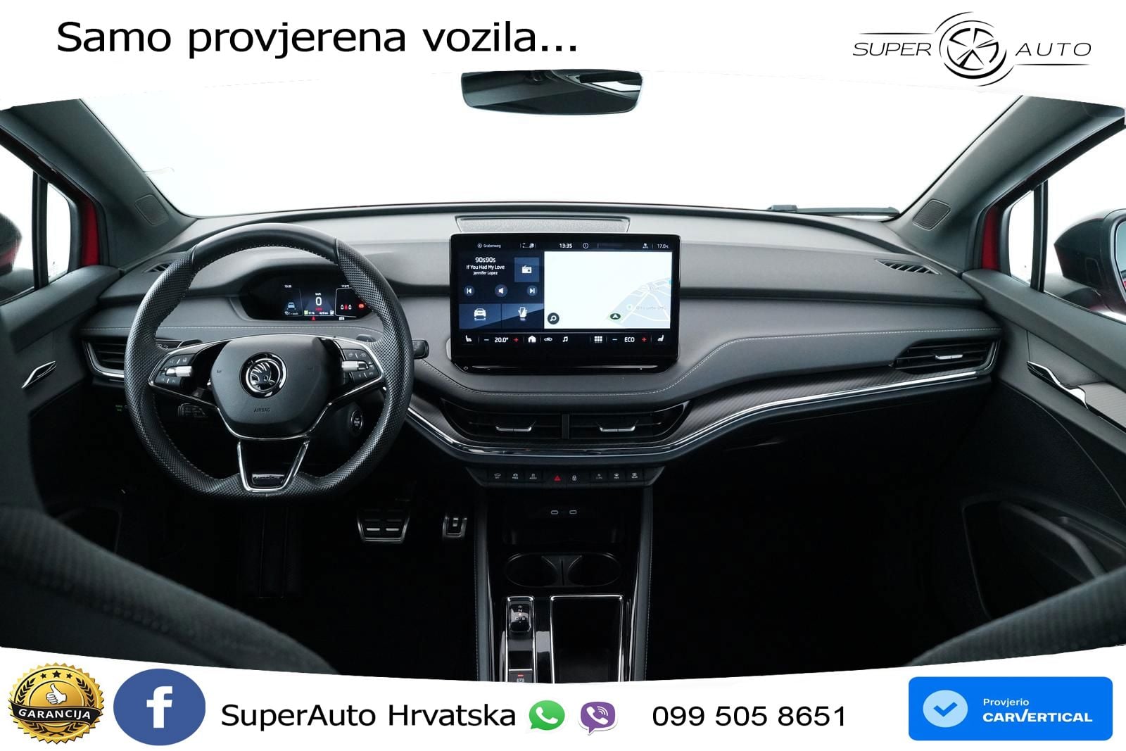 Škoda Enyaq iV 80 82 kWh (204 KS) SportLine LED+GR SJED+ACC