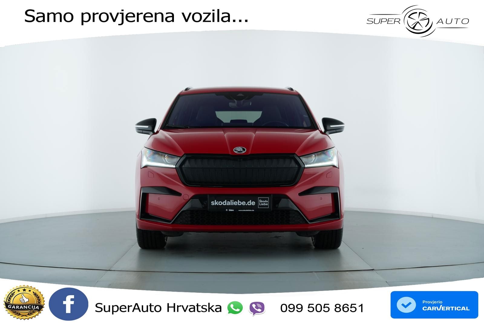 Škoda Enyaq iV 80 82 kWh (204 KS) SportLine LED+GR SJED+ACC
