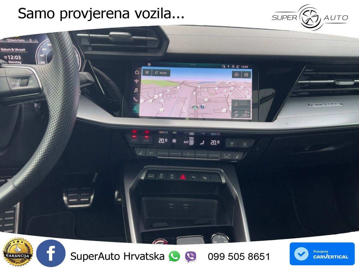 Audi S3 2.0 TFSI (310 KS) quattro S tronic MATRIX+GR SJED+KAM