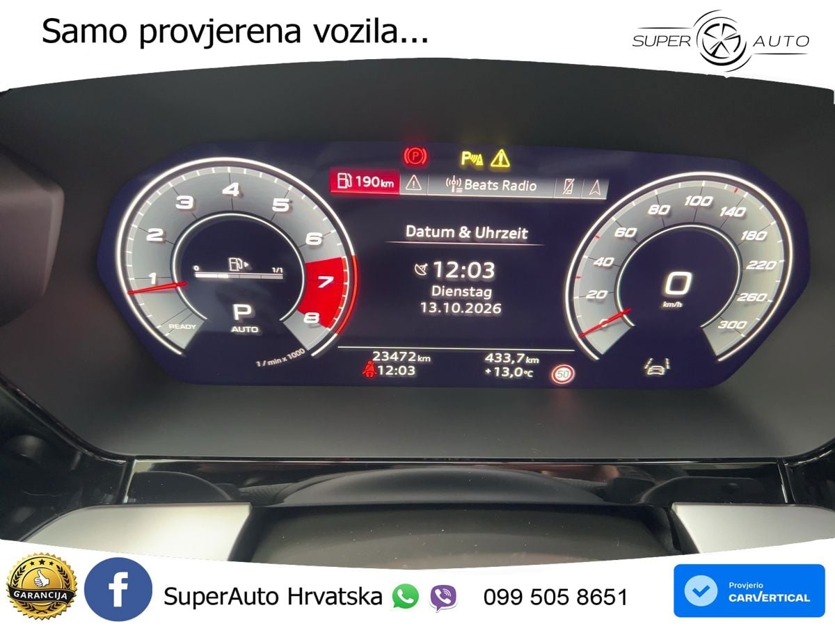 Audi S3 2.0 TFSI (310 KS) quattro S tronic MATRIX+GR SJED+KAM