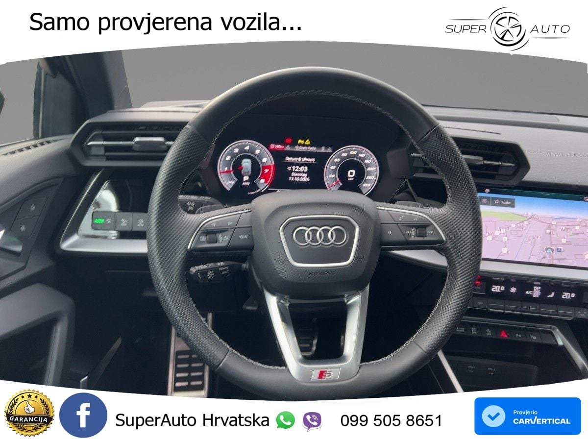 Audi S3 2.0 TFSI (310 KS) quattro S tronic MATRIX+GR SJED+KAM