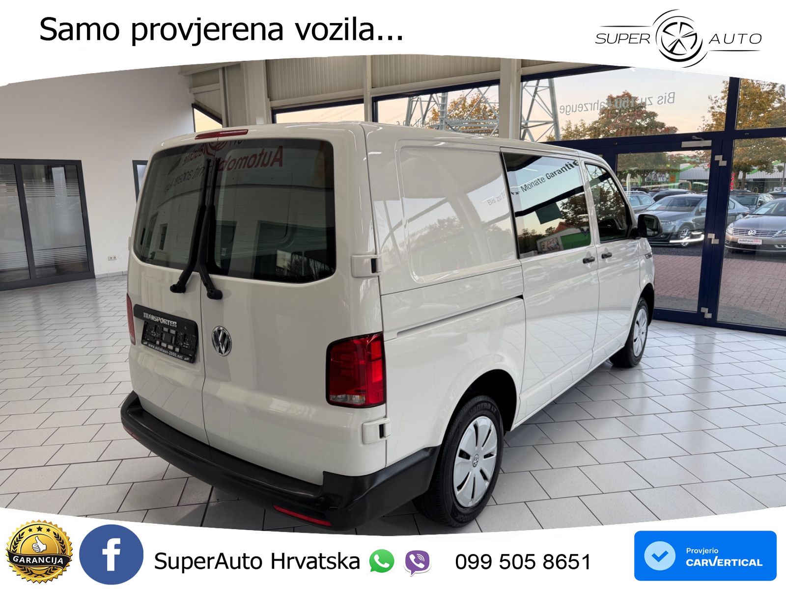 Volkswagen T6.1 Transporter Kasten FWD**1.Hand*Temp*LED** 150 KS