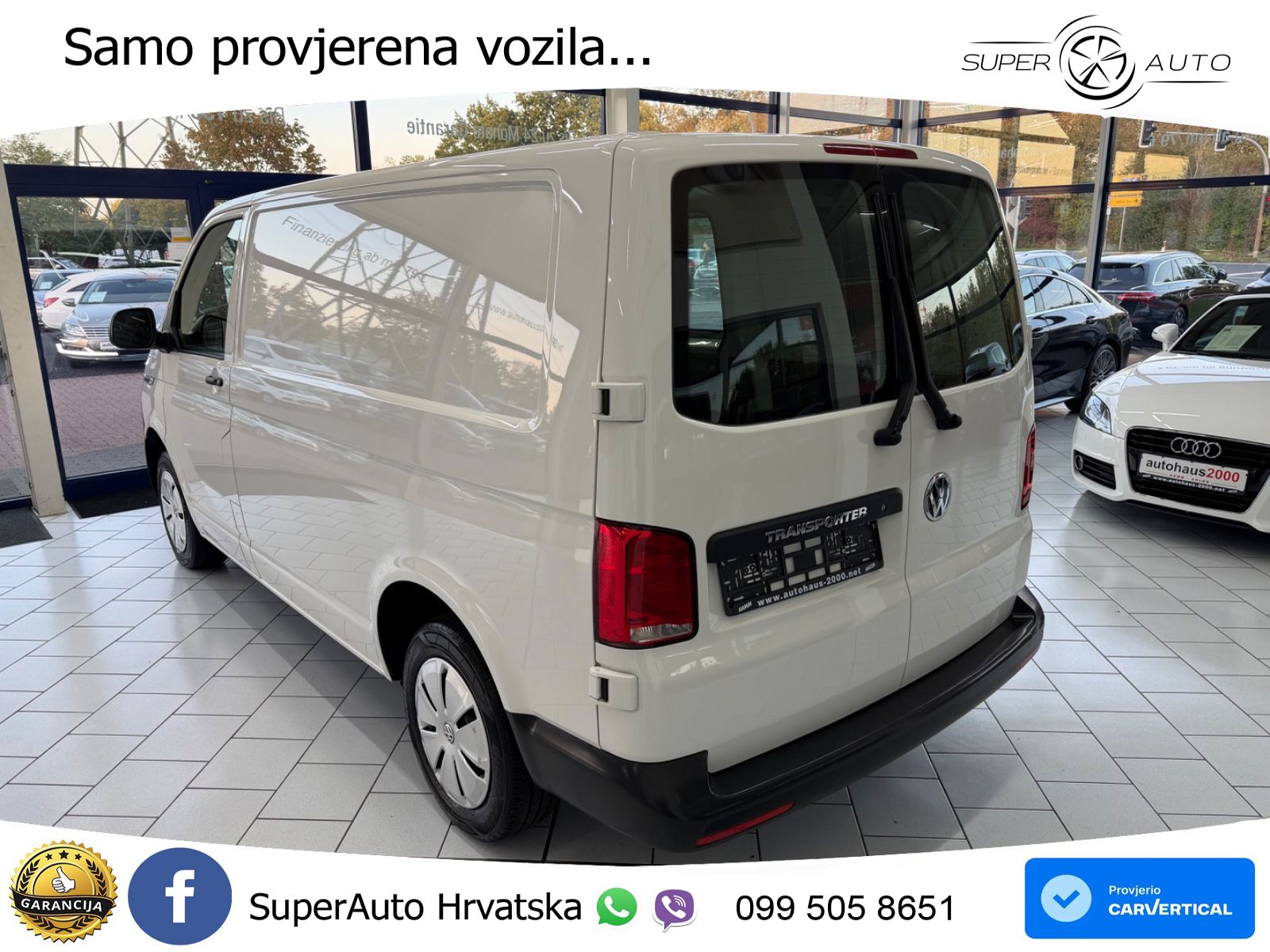Volkswagen T6.1 Transporter Kasten FWD**1.Hand*Temp*LED** 150 KS