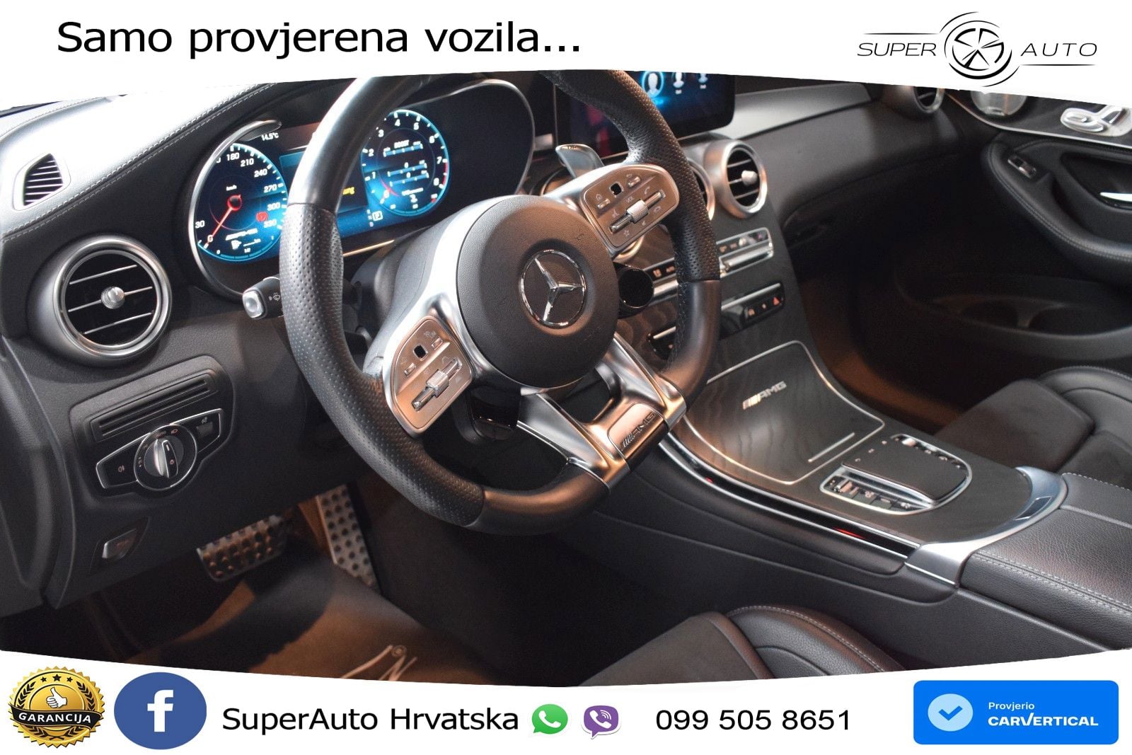 Mercedes GLC Coupe AMG 63 V8 (476 KS) 4MATIC+ MCT LED+GR SJED+ACC