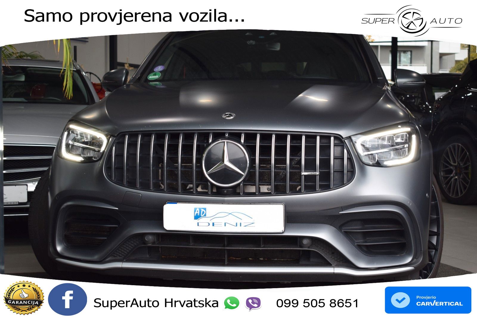 Mercedes GLC Coupe AMG 63 V8 (476 KS) 4MATIC+ MCT LED+GR SJED+ACC
