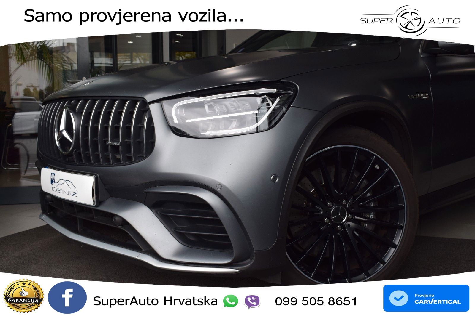 Mercedes GLC Coupe AMG 63 V8 (476 KS) 4MATIC+ MCT LED+GR SJED+ACC