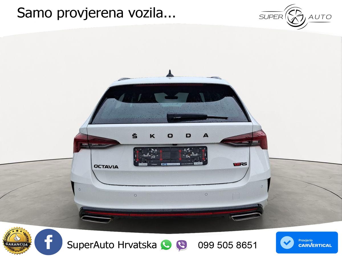 Škoda Octavia Combi RS 2.0 TDI (200 KS) DSG MATRIX+GR SJED+KAM