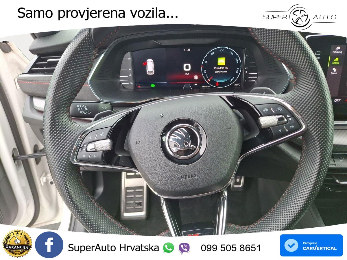 Škoda Octavia Combi RS 2.0 TDI (200 KS) DSG MATRIX+GR SJED+KAM