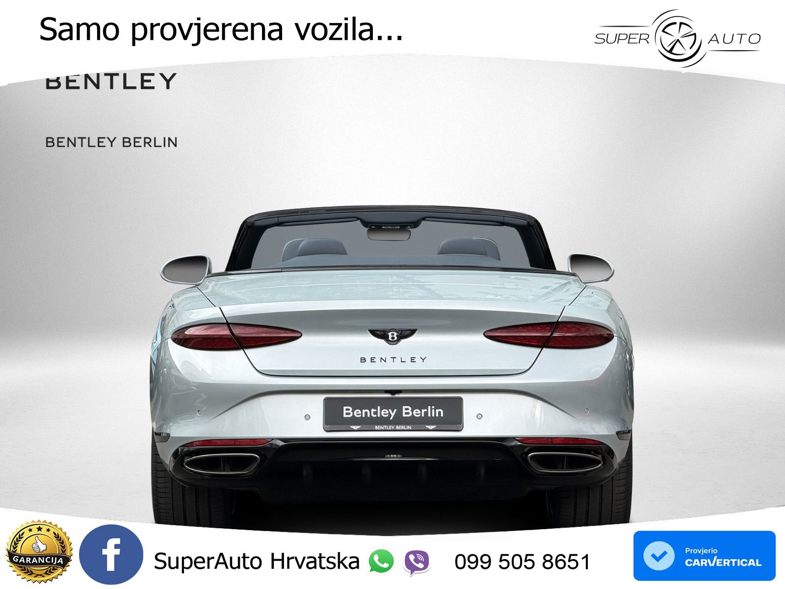 Bentley Continental GTC IV 4.0 V8 TFSi (680 KS) AWD DCT LED+GR SJED+ACC
