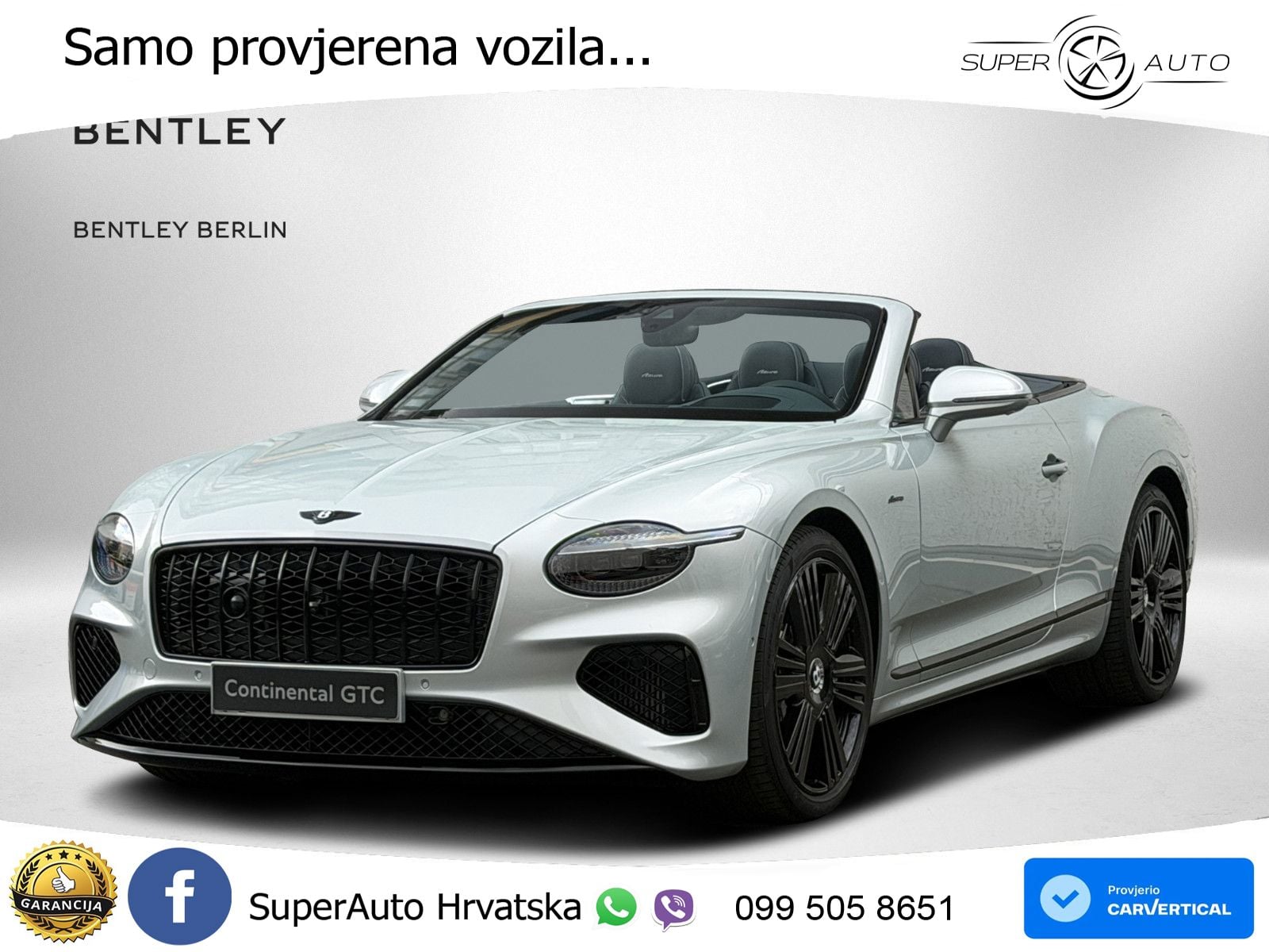 Bentley Continental GTC IV 4.0 V8 TFSi (680 KS) AWD DCT LED+GR SJED+ACC