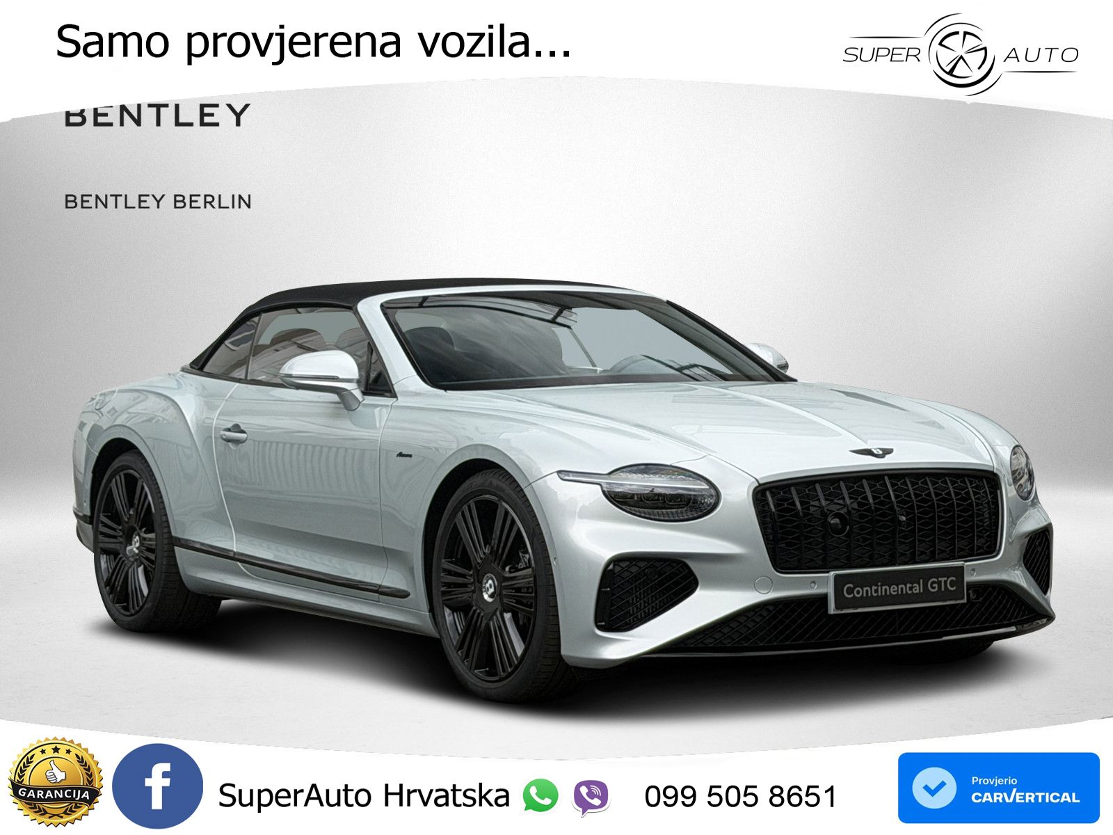Bentley Continental GTC IV 4.0 V8 TFSi (680 KS) AWD DCT LED+GR SJED+ACC