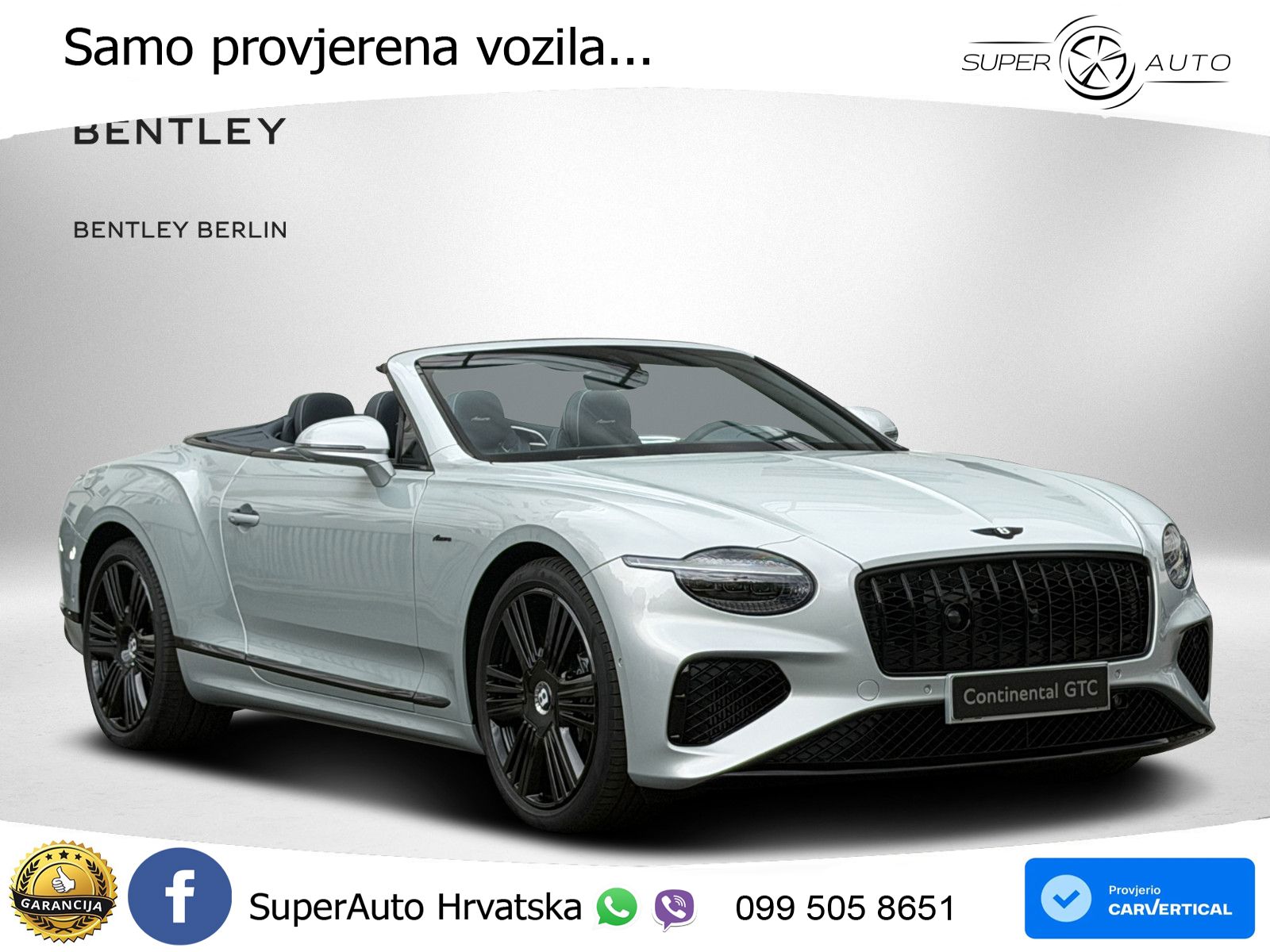 Bentley Continental GTC IV 4.0 V8 TFSi (680 KS) AWD DCT LED+GR SJED+ACC