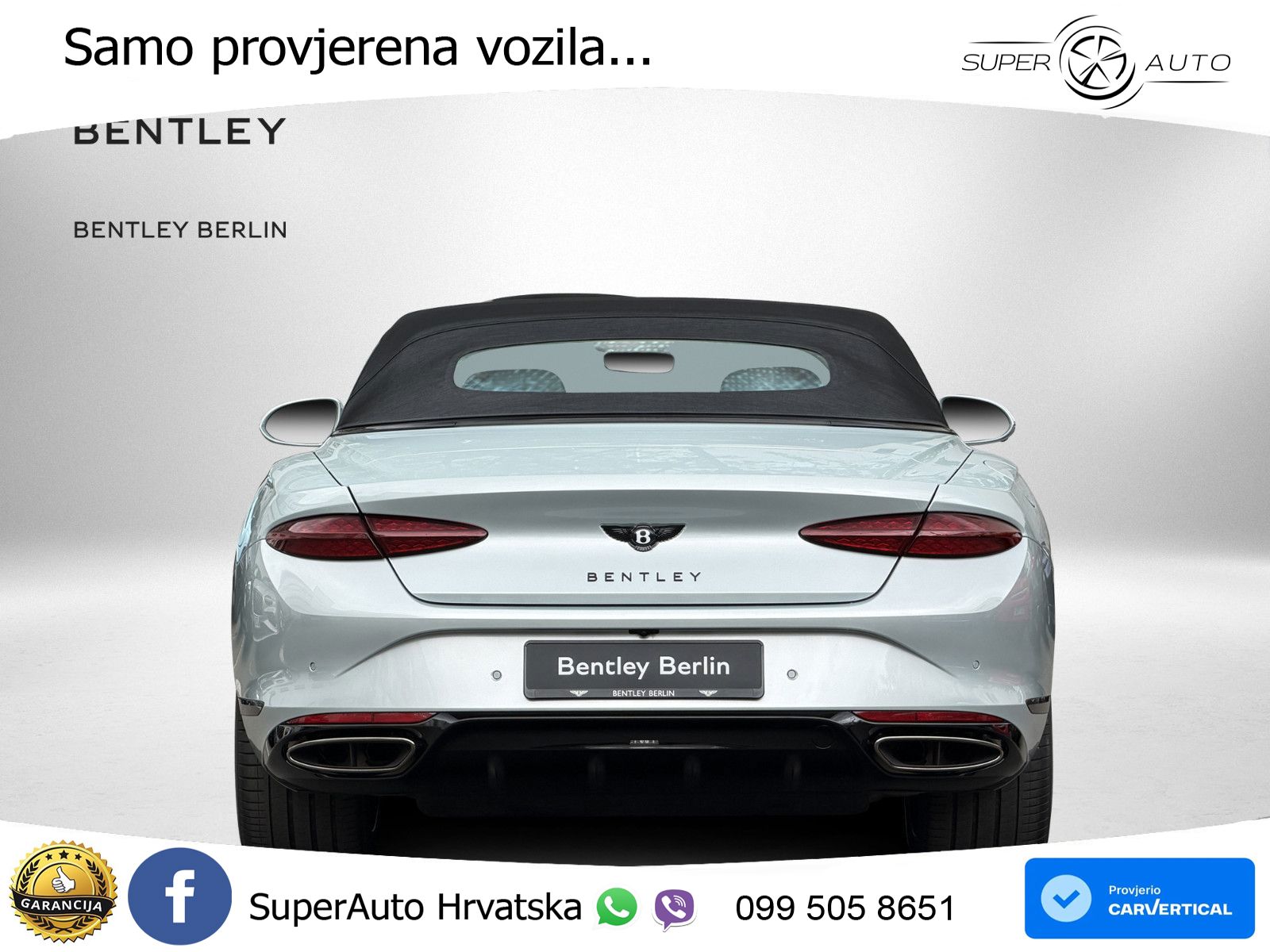 Bentley Continental GTC IV 4.0 V8 TFSi (680 KS) AWD DCT LED+GR SJED+ACC