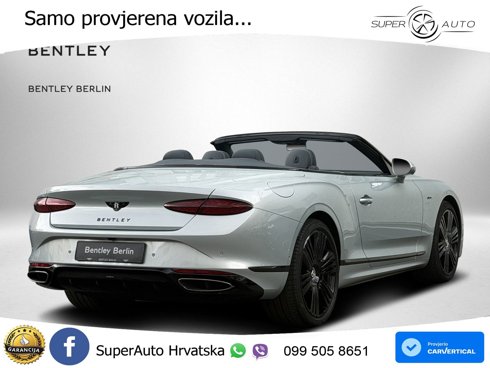Bentley Continental GTC IV 4.0 V8 TFSi (680 KS) AWD DCT LED+GR SJED+ACC