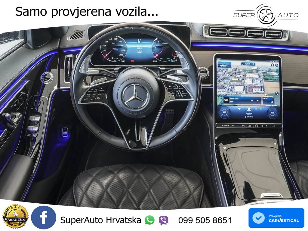 Mercedes S 450d (367 KS) EQ Boost 4MATIC 9G-TRONIC AMG ACC+HEAD+4xGR SJED+360+PANO