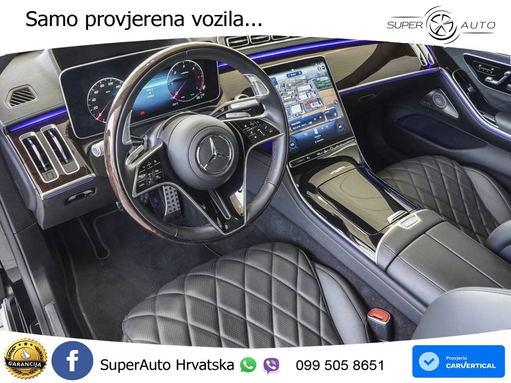 Mercedes S 450d (367 KS) EQ Boost 4MATIC 9G-TRONIC AMG ACC+HEAD+4xGR SJED+360+PANO