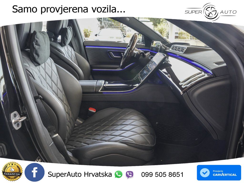 Mercedes S 450d (367 KS) EQ Boost 4MATIC 9G-TRONIC AMG ACC+HEAD+4xGR SJED+360+PANO