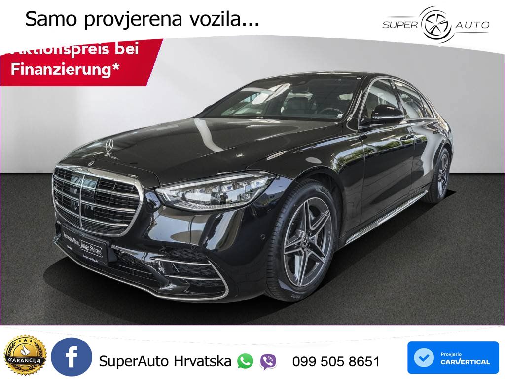 Mercedes S 450d (367 KS) EQ Boost 4MATIC 9G-TRONIC AMG ACC+HEAD+4xGR SJED+360+PANO