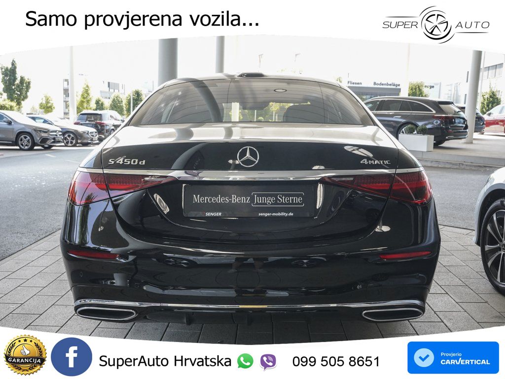 Mercedes S 450d (367 KS) EQ Boost 4MATIC 9G-TRONIC AMG ACC+HEAD+4xGR SJED+360+PANO
