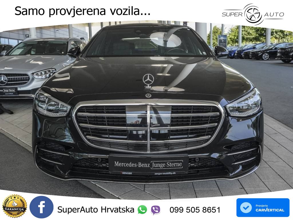 Mercedes S 450d (367 KS) EQ Boost 4MATIC 9G-TRONIC AMG ACC+HEAD+4xGR SJED+360+PANO