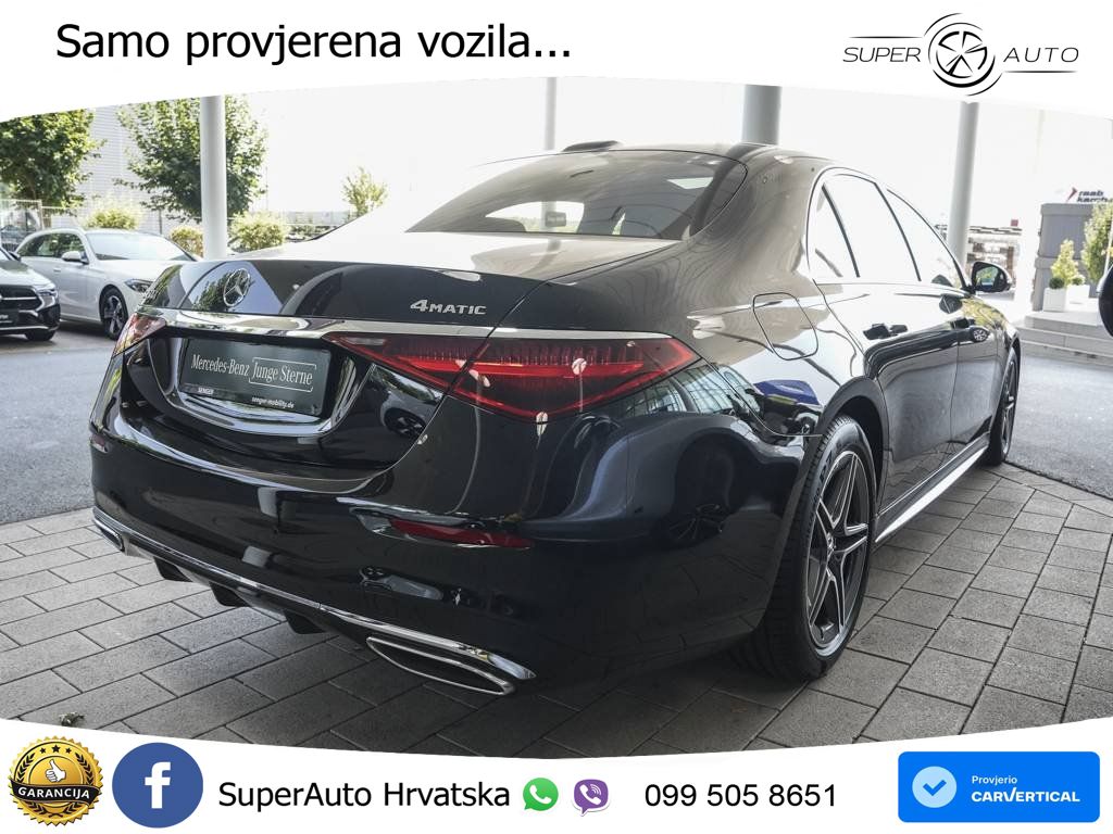 Mercedes S 450d (367 KS) EQ Boost 4MATIC 9G-TRONIC AMG ACC+HEAD+4xGR SJED+360+PANO