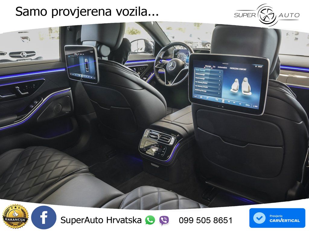 Mercedes S 450d (367 KS) EQ Boost 4MATIC 9G-TRONIC AMG ACC+HEAD+4xGR SJED+360+PANO