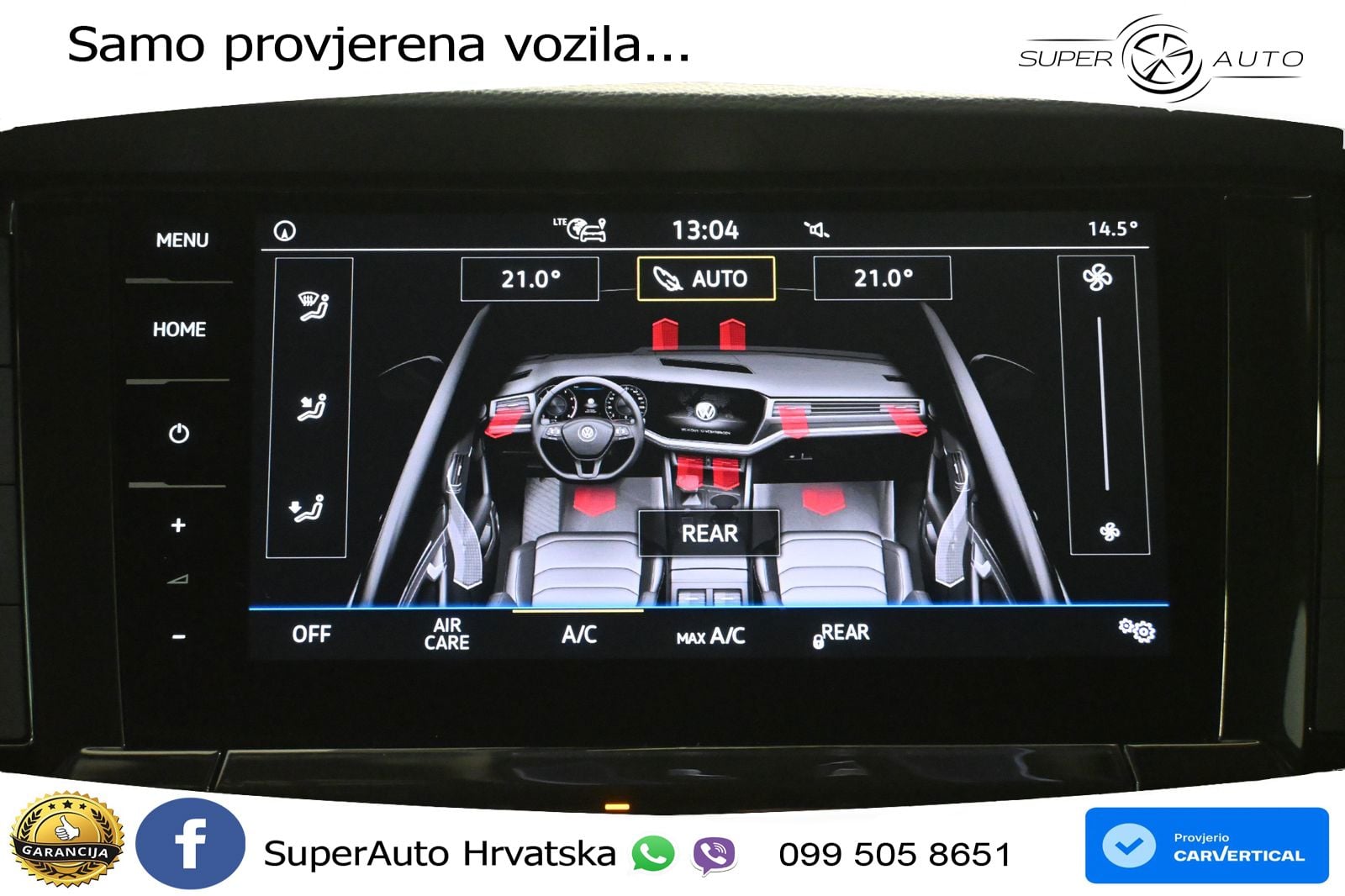 Volkswagen Touareg 3.0 V6 TDI (231 KS) 4MOTION Tiptronic ZRAČNI+ACC+4xGR SJED+KAM