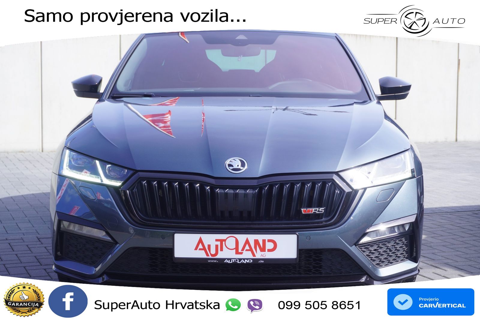 Škoda Octavia Combi RS 2.0 TSI (245 KS) DSG LED+GR SJED+ACC