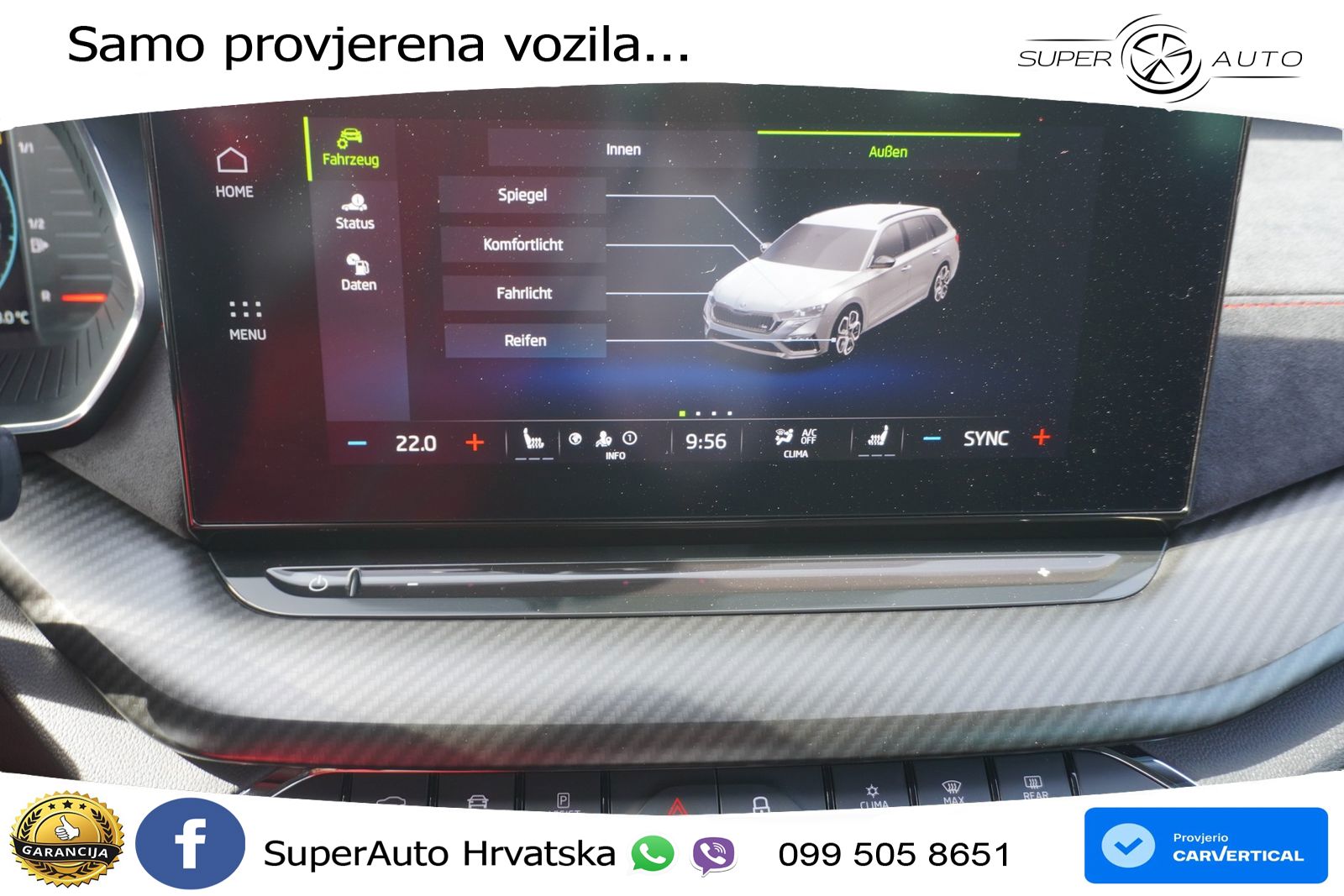 Škoda Octavia Combi RS 2.0 TSI (245 KS) DSG LED+GR SJED+ACC