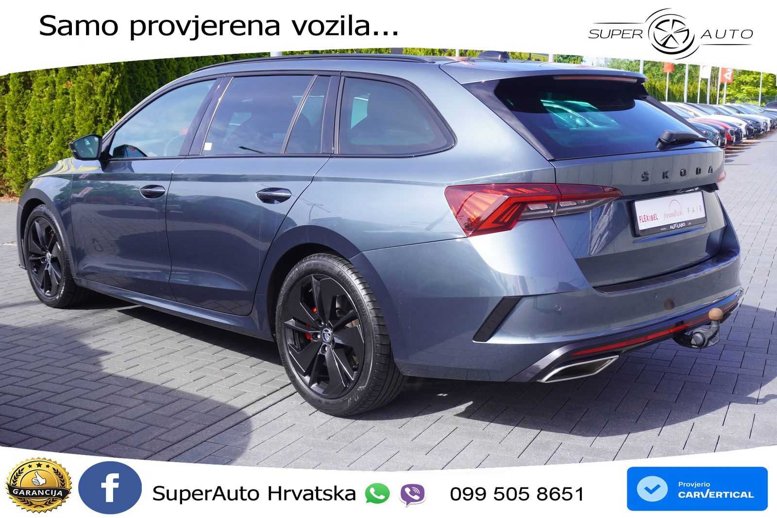 Škoda Octavia Combi RS 2.0 TSI (245 KS) DSG LED+GR SJED+ACC