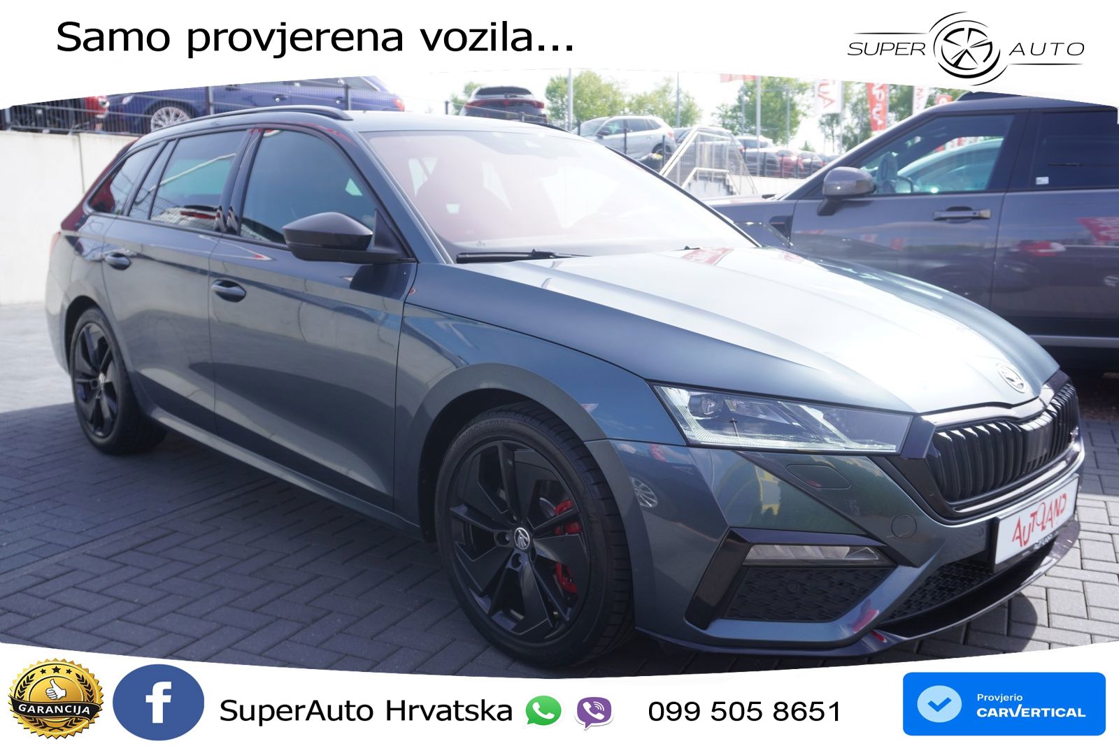 Škoda Octavia Combi RS 2.0 TSI (245 KS) DSG LED+GR SJED+ACC