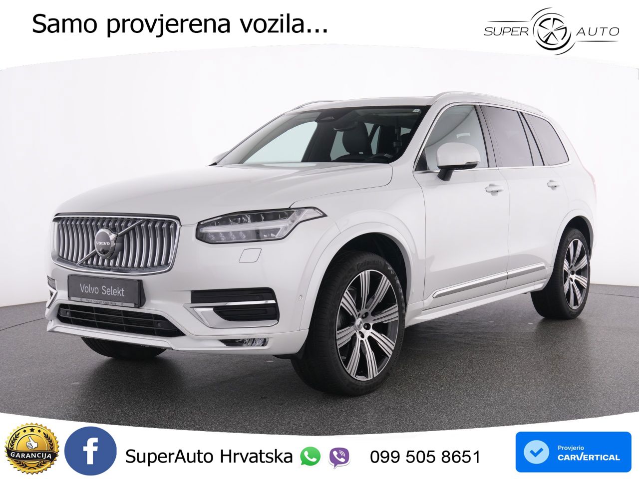 Volvo XC90 2.0 B5 Diesel AWD Automatic ACC+HEAD+4xGR SJED+360+PANO