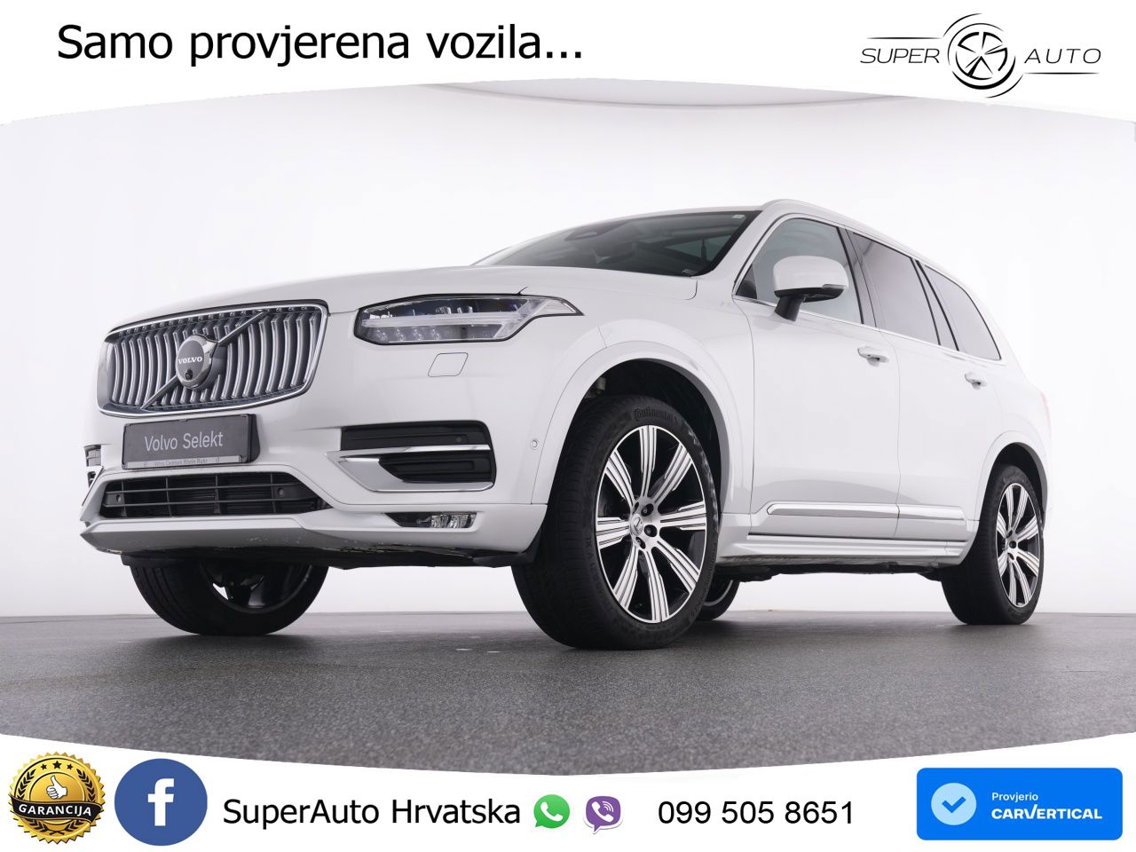 Volvo XC90 2.0 B5 Diesel AWD Automatic ACC+HEAD+4xGR SJED+360+PANO