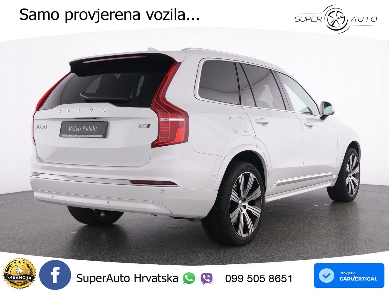 Volvo XC90 2.0 B5 Diesel AWD Automatic ACC+HEAD+4xGR SJED+360+PANO