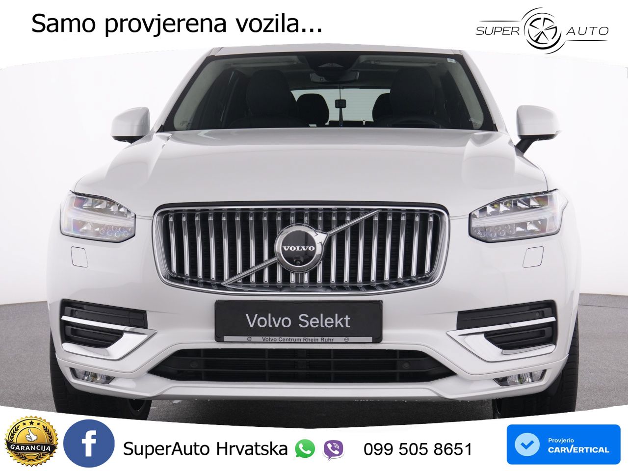 Volvo XC90 2.0 B5 Diesel AWD Automatic ACC+HEAD+4xGR SJED+360+PANO