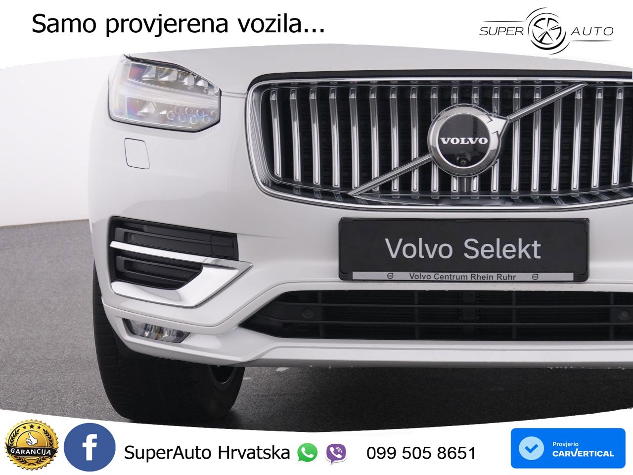 Volvo XC90 2.0 B5 Diesel AWD Automatic ACC+HEAD+4xGR SJED+360+PANO