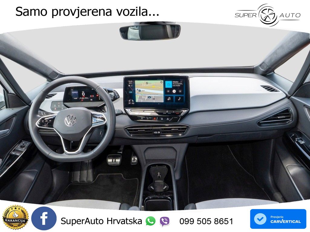 Volkswagen ID.3 Pro 62 kWh (204 KS) LED+GR SJED+ACC