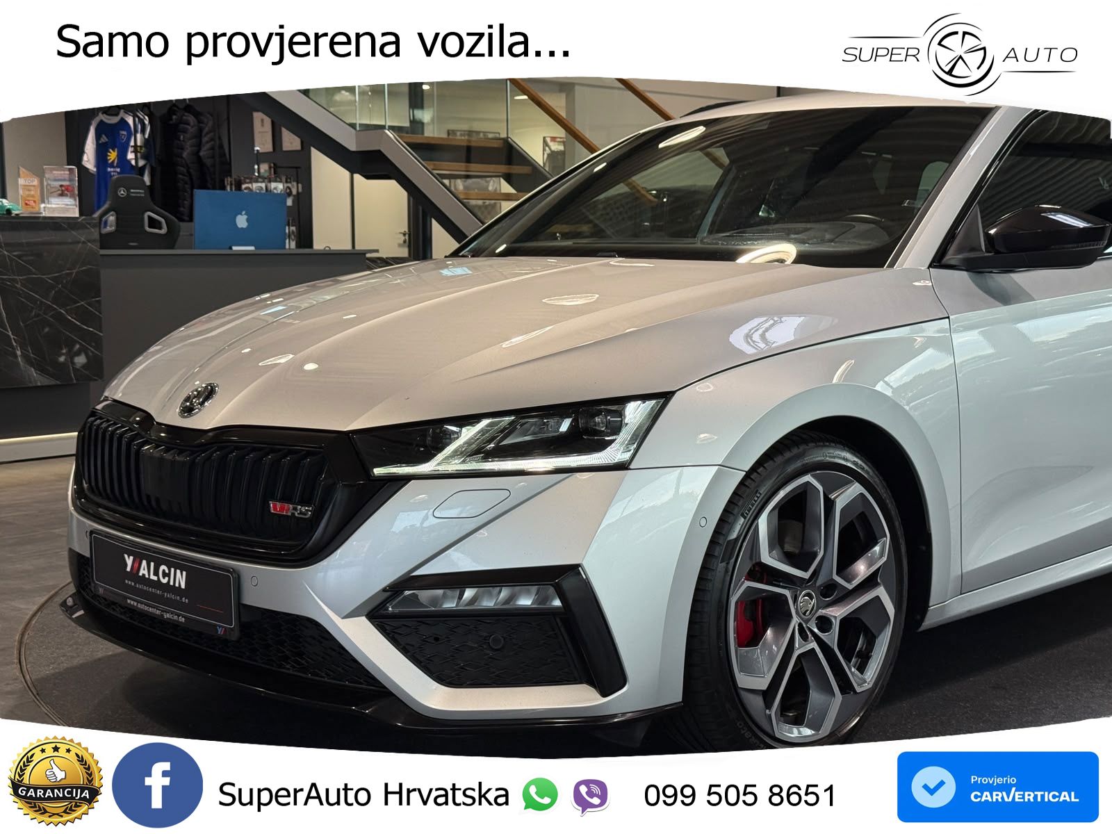 Škoda Octavia Combi RS 2.0 TDI (200 KS) DSG LED+GR SJED+ACC
