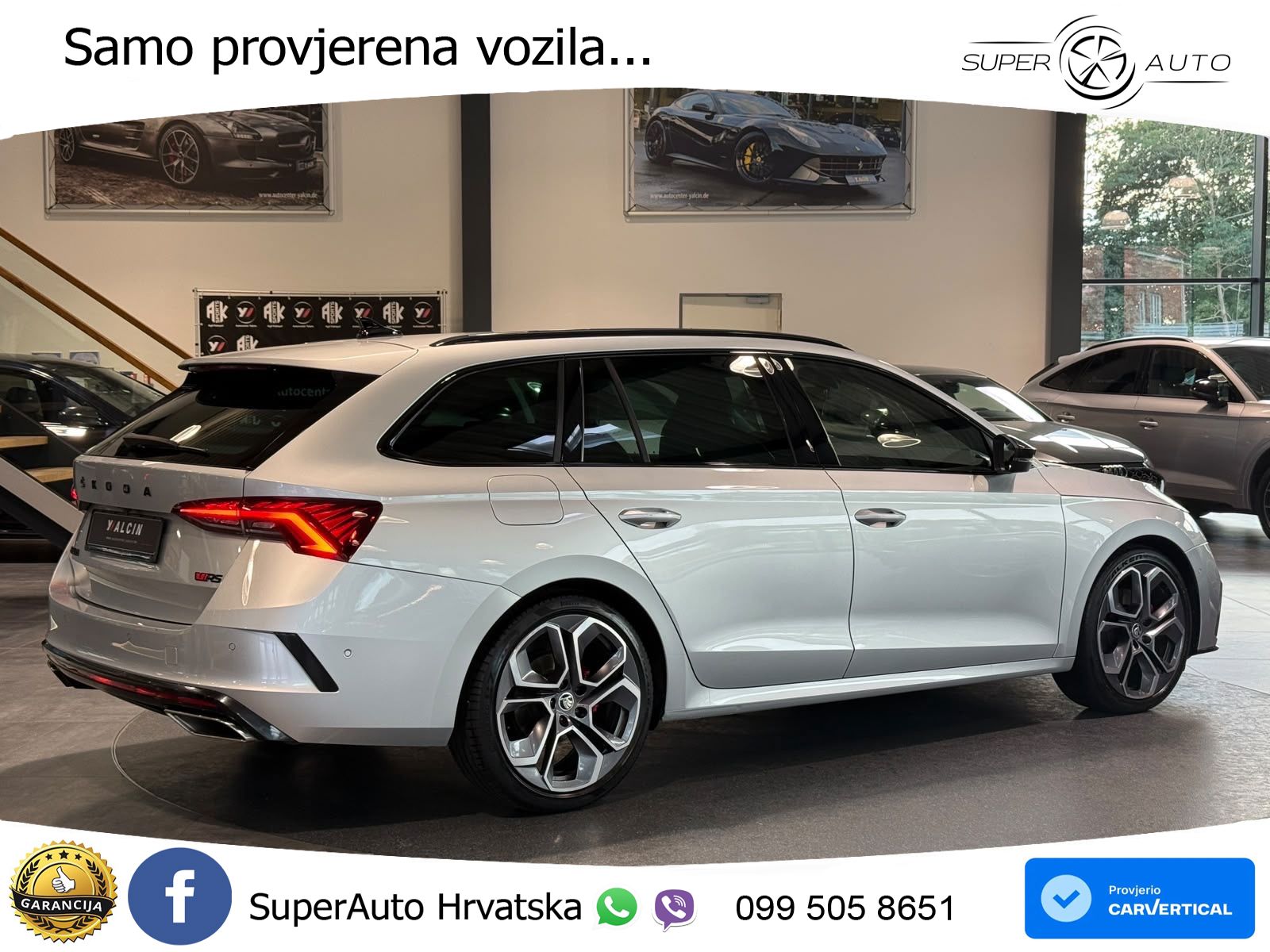 Škoda Octavia Combi RS 2.0 TDI (200 KS) DSG LED+GR SJED+ACC