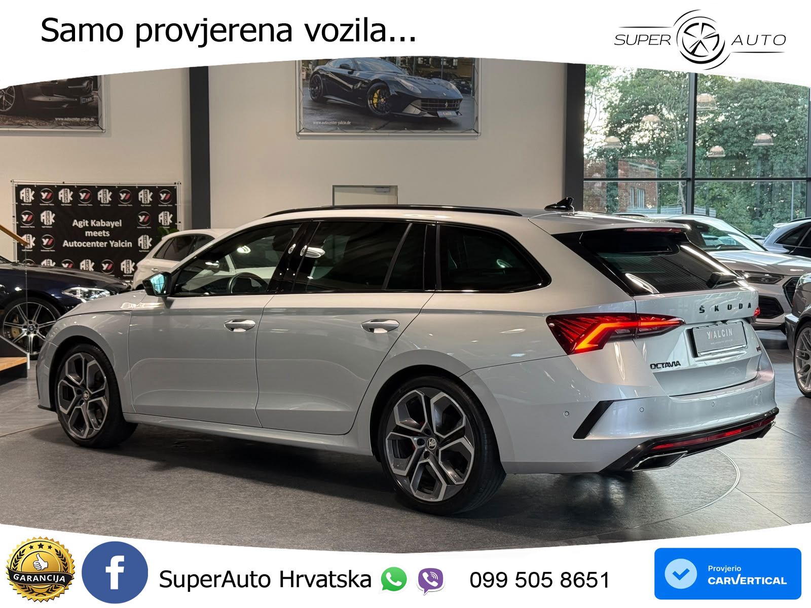 Škoda Octavia Combi RS 2.0 TDI (200 KS) DSG LED+GR SJED+ACC