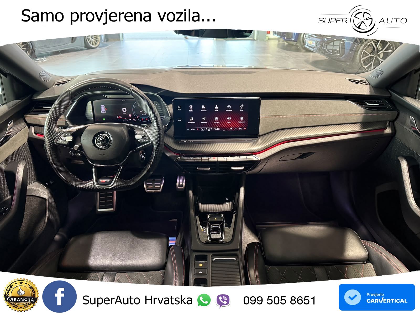 Škoda Octavia Combi RS 2.0 TDI (200 KS) DSG LED+GR SJED+ACC