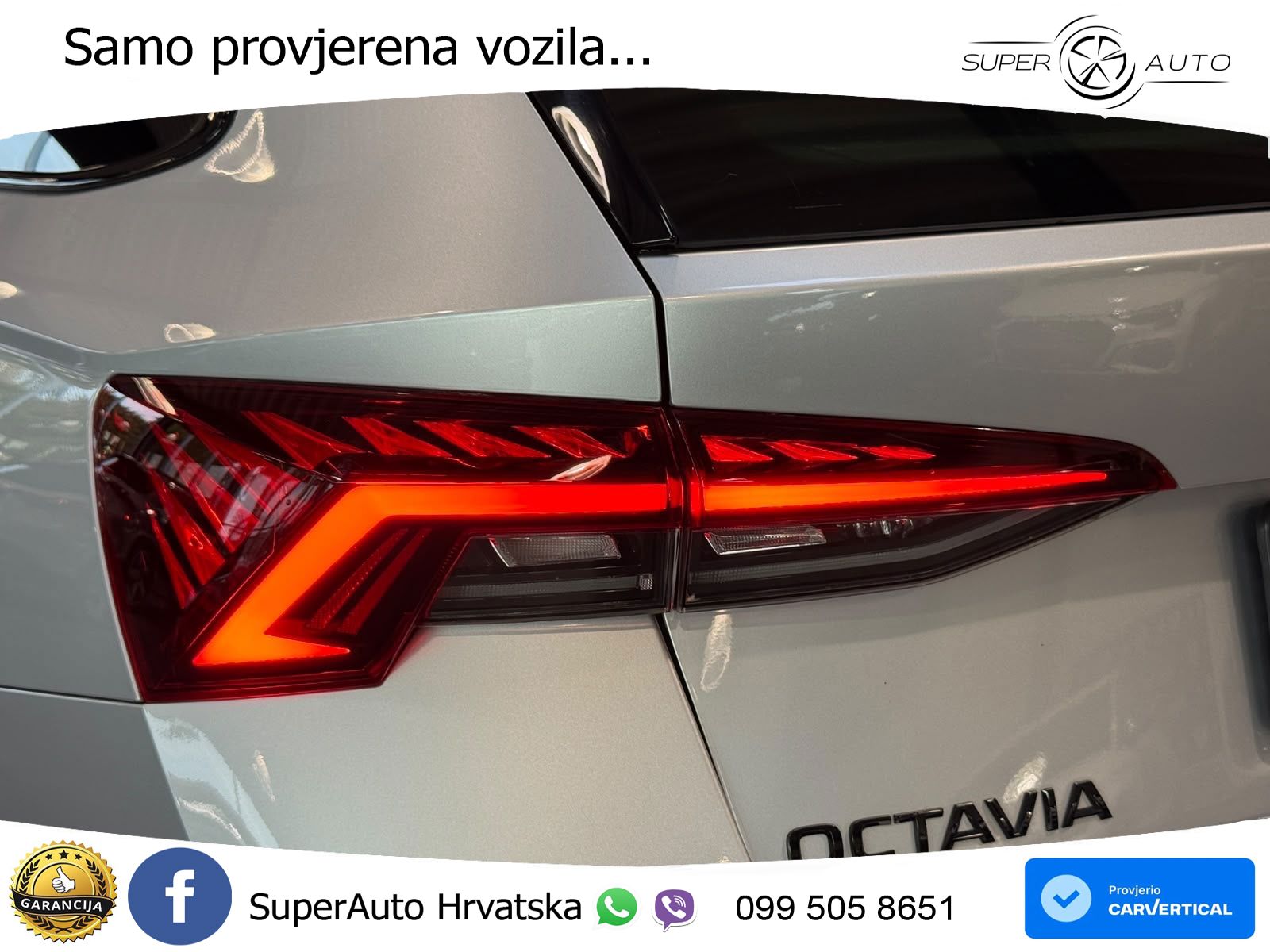 Škoda Octavia Combi RS 2.0 TDI (200 KS) DSG LED+GR SJED+ACC