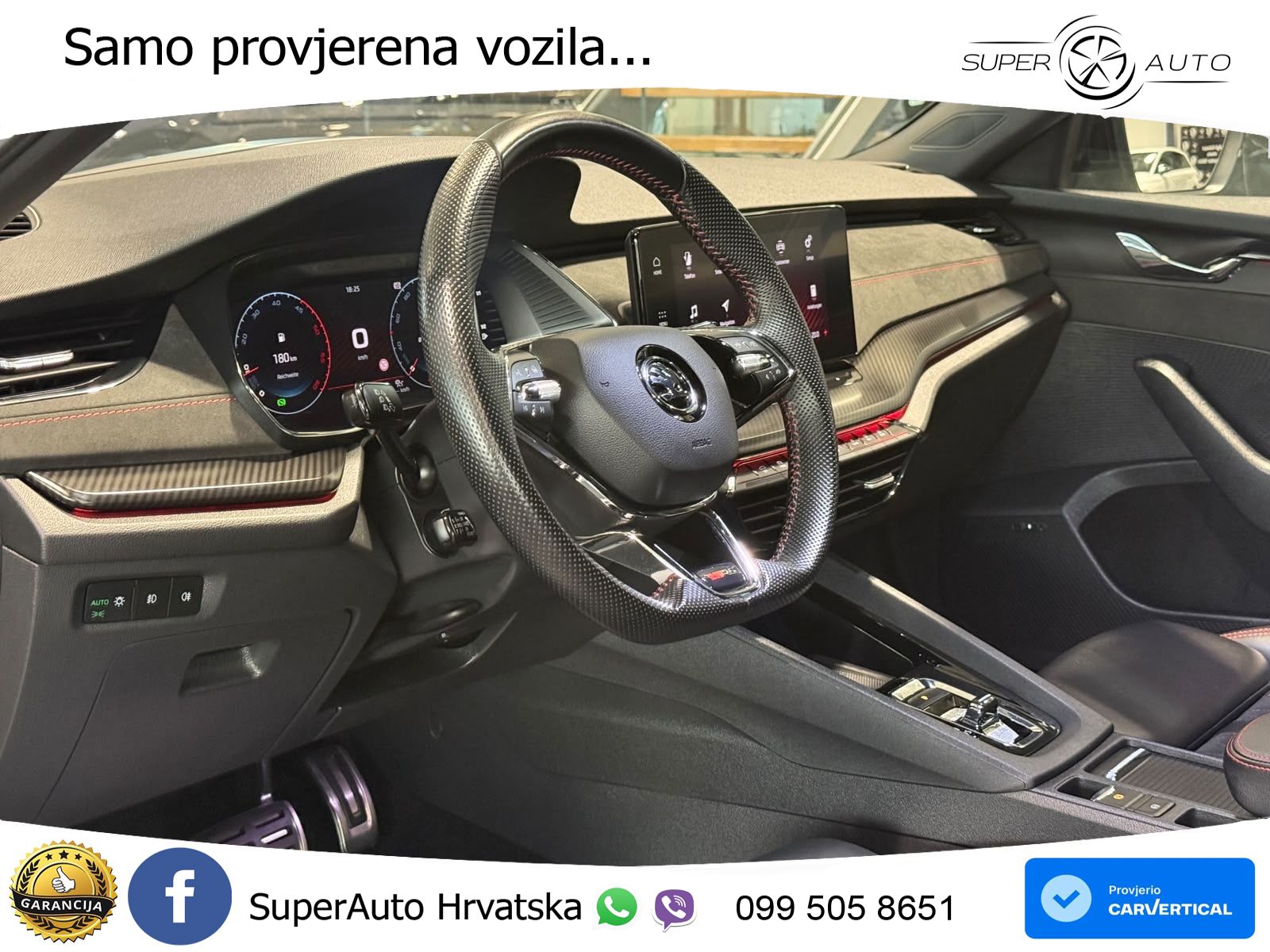Škoda Octavia Combi RS 2.0 TDI (200 KS) DSG LED+GR SJED+ACC